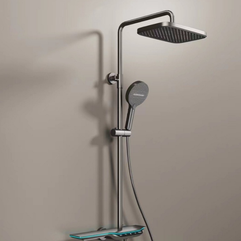 Australian Standard Matte Black Twin Shower Set
