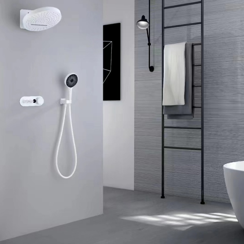 Hot Sale Gold Bathroom Rainfall Concealed Faucet Shower