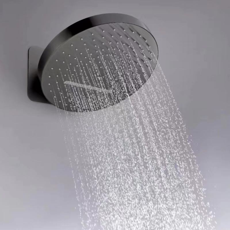 Watermark Certificate Matte Black Twin Shower