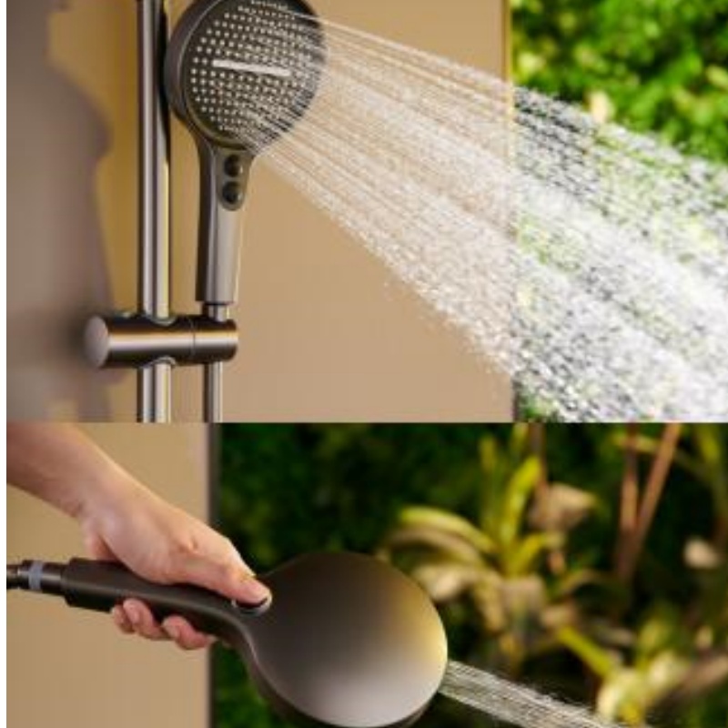 High Quality Freestanding Stand Rain Waterfall Rainfall Outdoor Faucet Mixer Shower Panel