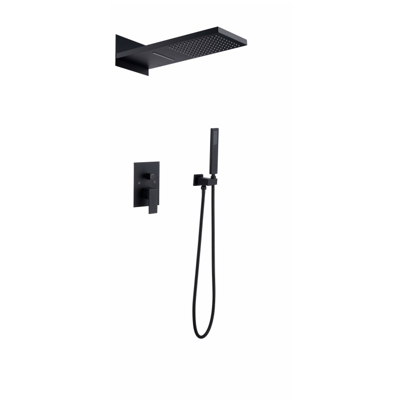 Australia Standard Watermark Double Hose Shower Column Set