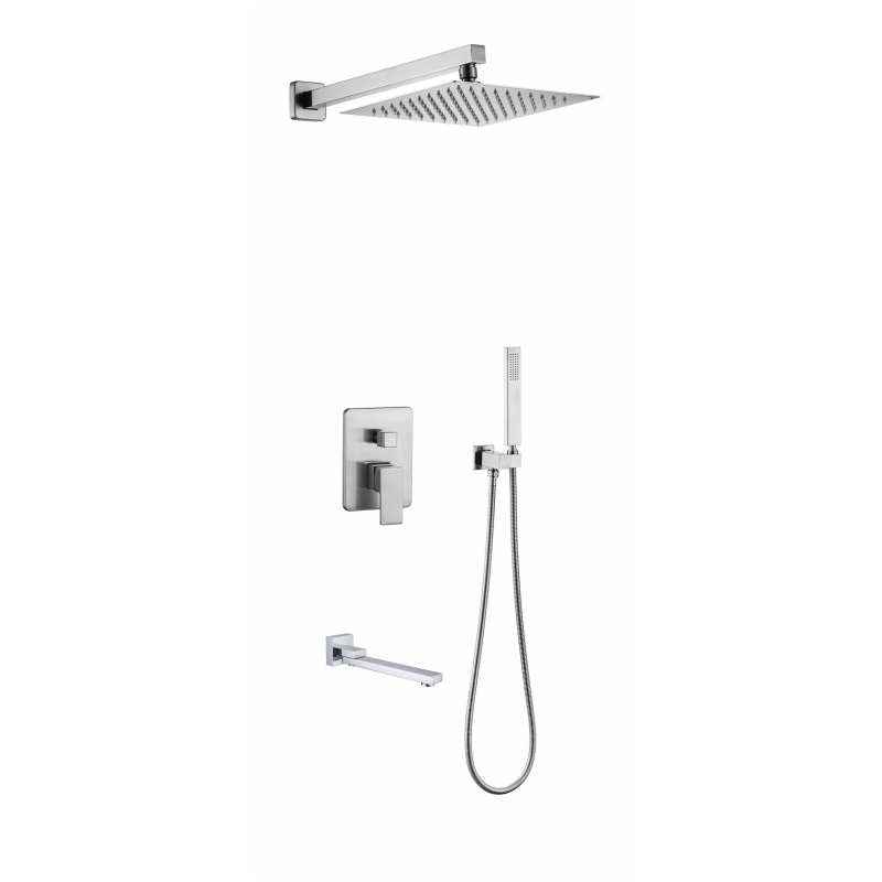 Australian Standard Black Twin Shower Set