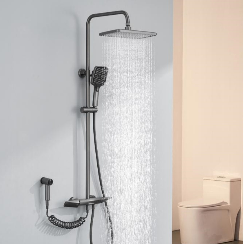 Modern Automatic Shower System with Multi-Function Shower Head