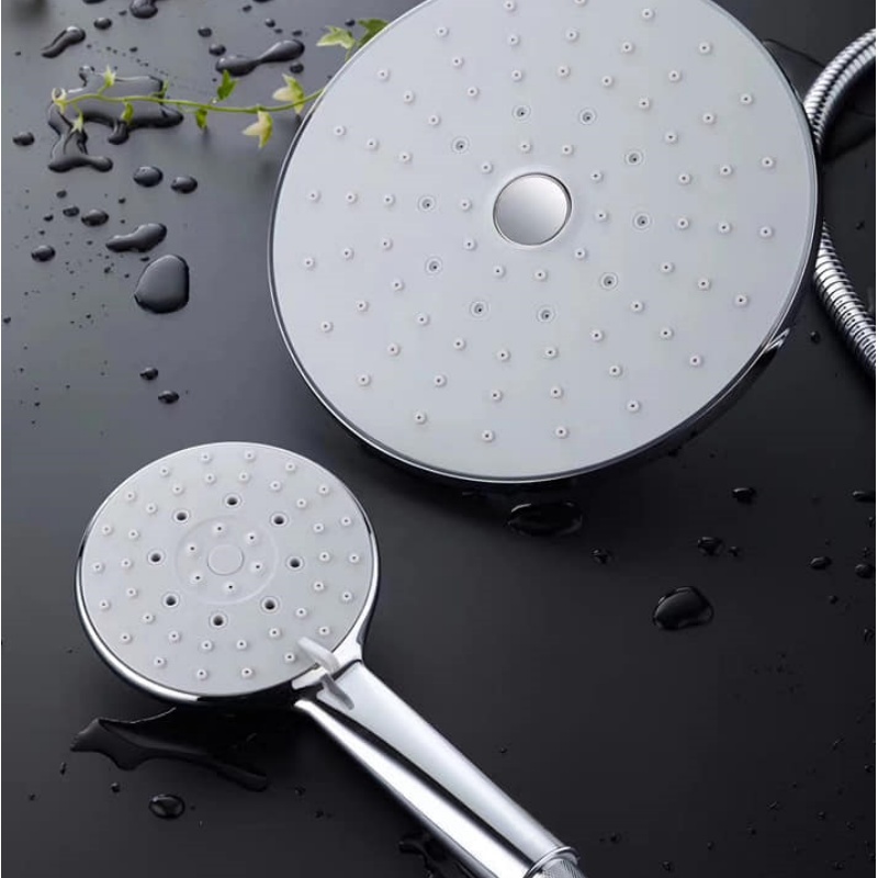 Bathroom Faucet Mixer Solid Brass Square Shower