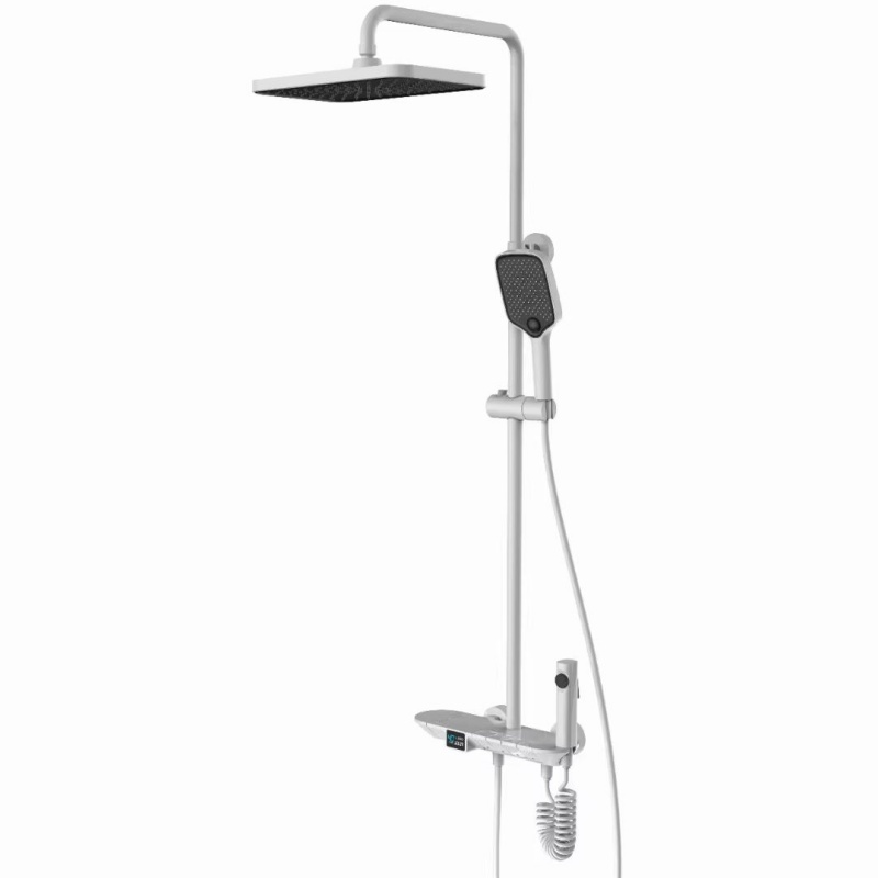 Elegant Rainfall Shower System with Advanced Thermostatic Faucet Set