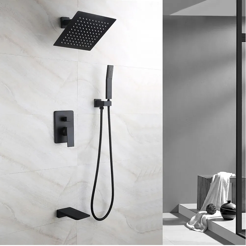 New Design Anti-Scratch Material, Environment-Friendly Shower Set