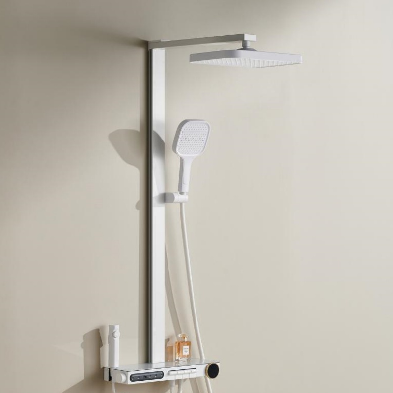 Durable Stainless Steel Outdoor Shower Panel with Faucet