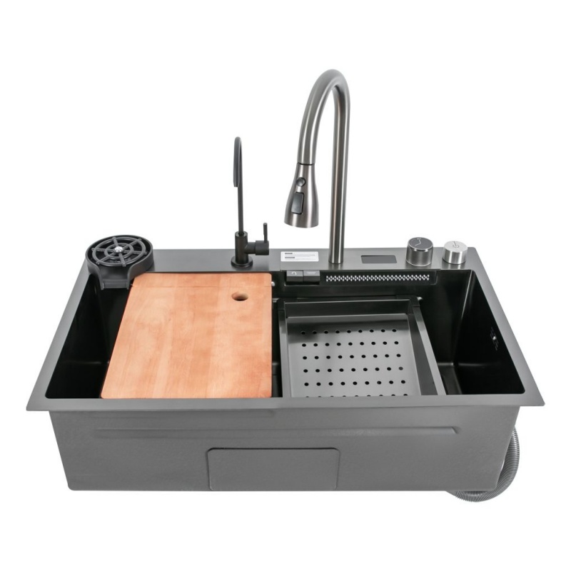 Heavy Duty Kitchen Sink Stainless Steel 304 Handmade Square Sink Custom Size Undermount Installation Commercial Kitchen Use Supplier