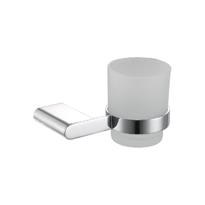6 Pieces Modern Bath Accessories Products Chrome Wall-Mounted Bath Hardware Set