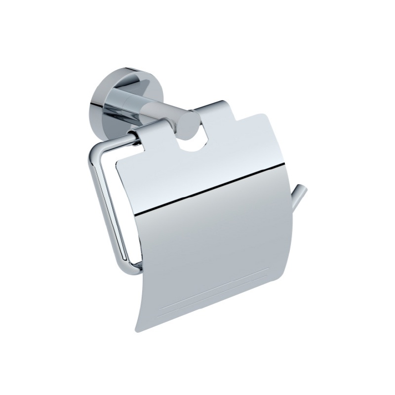 6 Pieces Modern Bath Accessories Products Chrome Wall-Mounted Bathroom Hardware Set