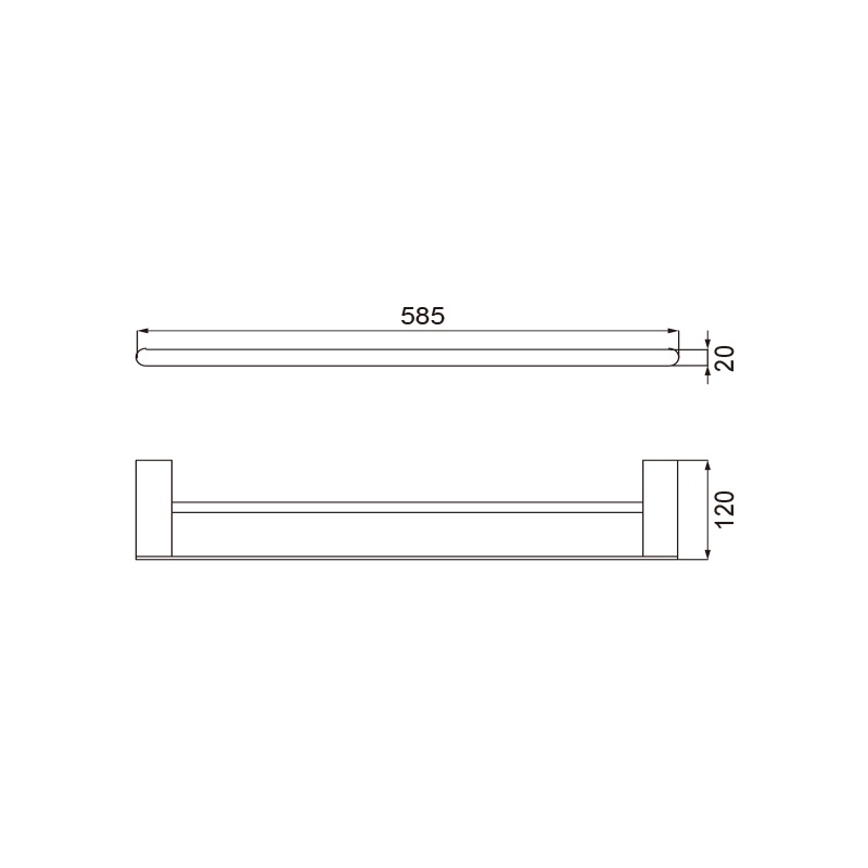 Gold Wall Mounted Stainless Steel Bathroom Accessories Set