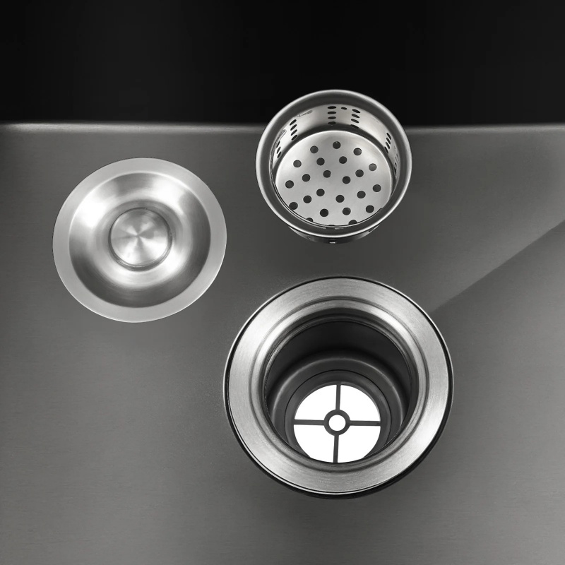 Kitchen Sink with Accessories Stainless Steel Square Undermount Handmade Sink Single Bowl Custom OEM Supplier