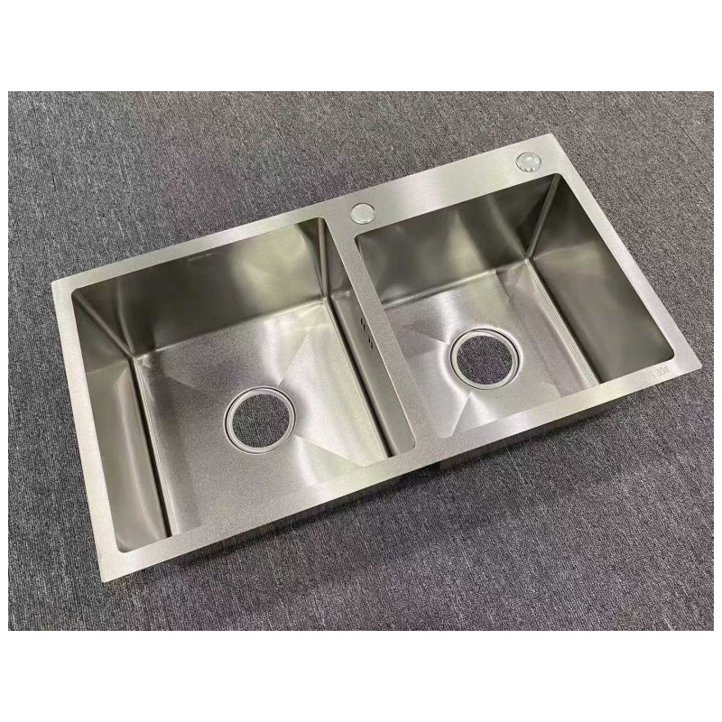 OEM Square Stainless Steel Kitchen Sink Single Bowl Handmade Custom Size Factory Suppliers