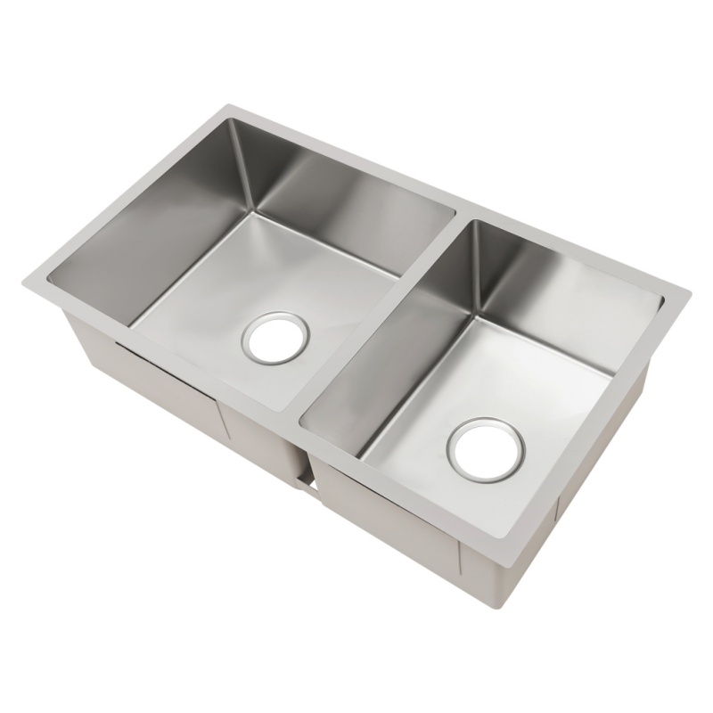 Professional Kitchen Sink Stainless Steel Handmade Square Single Bowl Undermount Sink Custom Size Long Lasting Kitchen Solution
