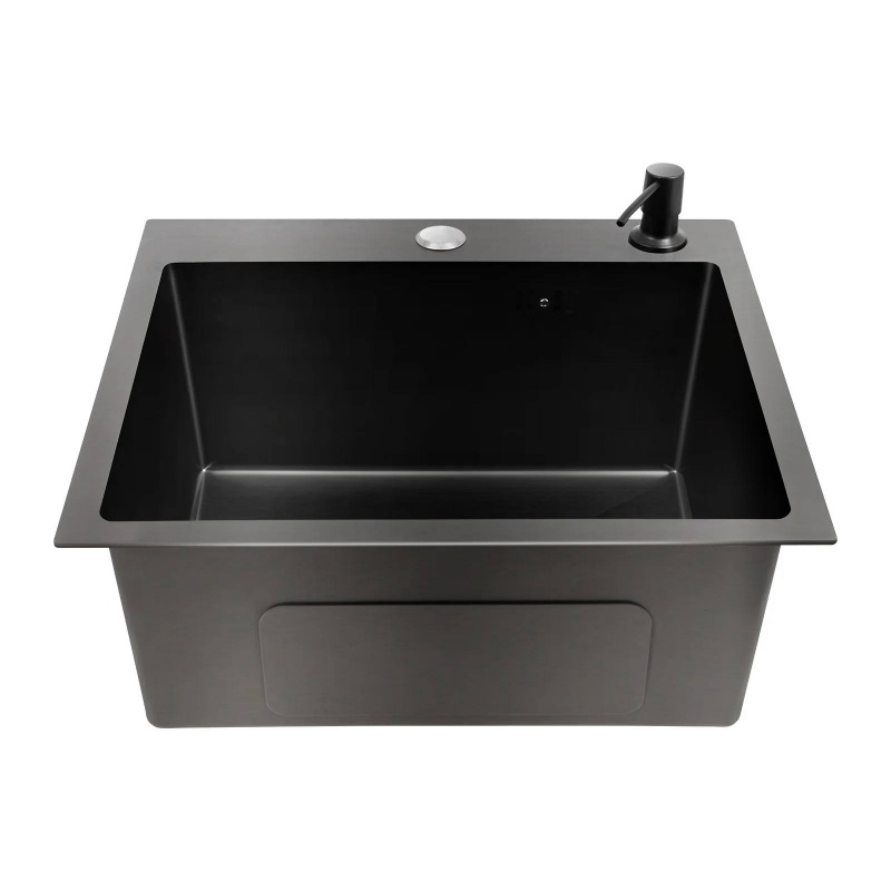 Workstation Kitchen Sink Stainless Steel Square Handmade Undermount Single Bowl Custom Kitchen Sink Manufacturer