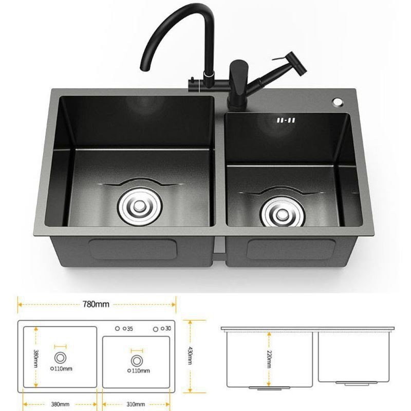 Elegant 450mm Stainless Steel Kitchen Sink Under Mount Design for Modern Homes