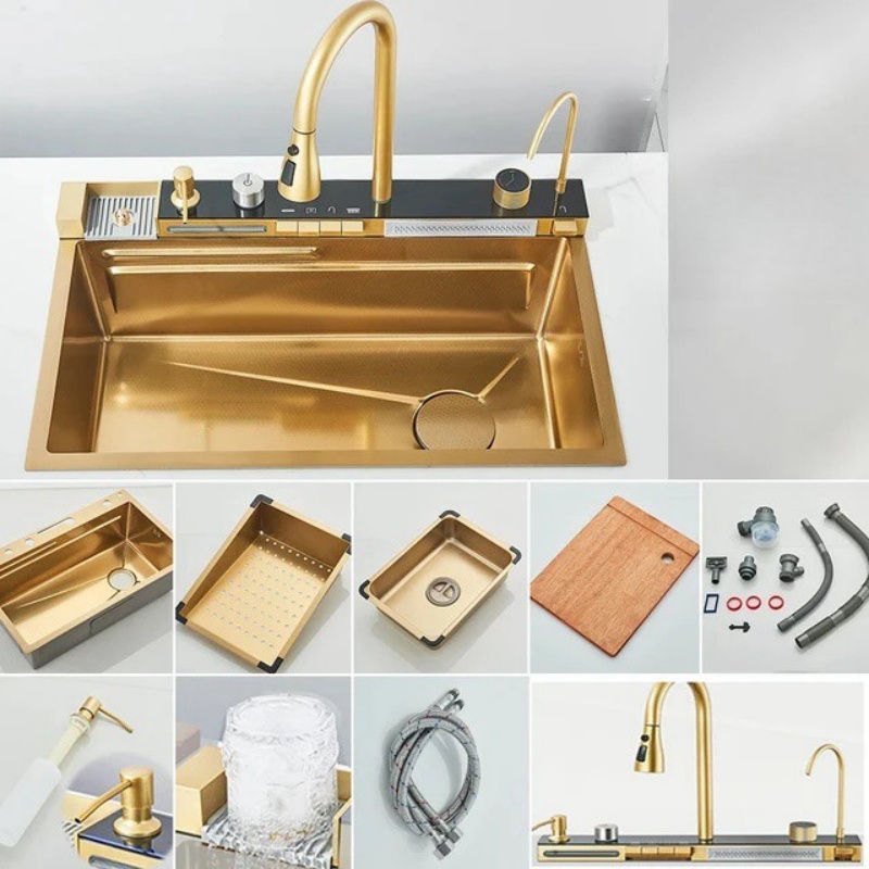 Stainless Steel 304/316 Custom Size Kitchen Sink Handmade Commercial Sink Drainage