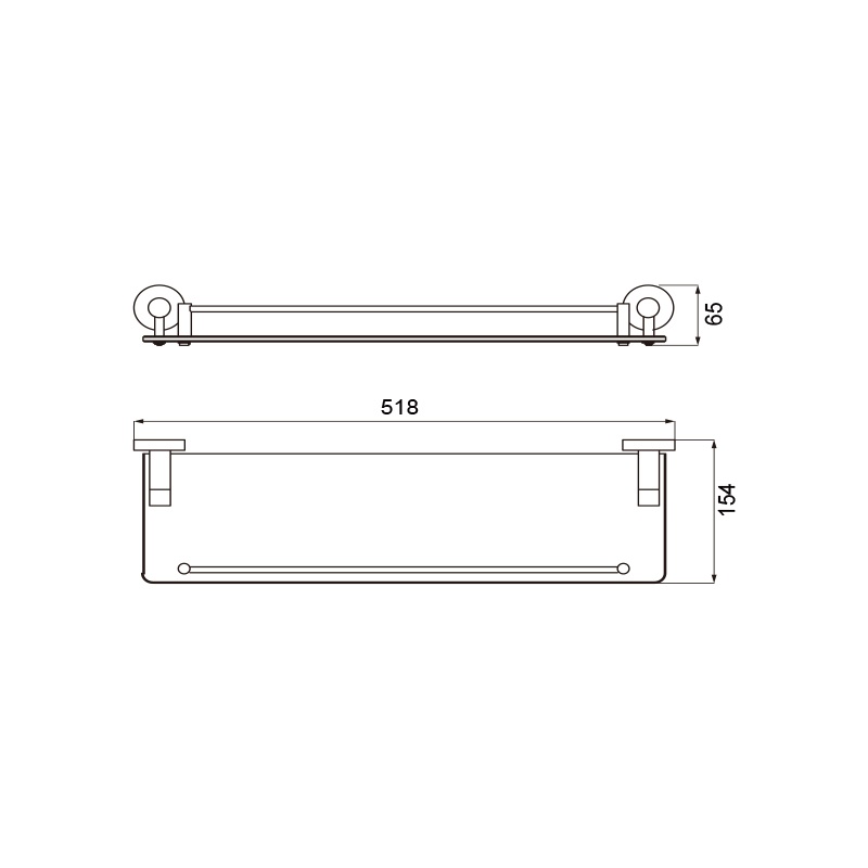 Hotel Project Gold Complete Bath Hardware Bathroom Hardware Set
