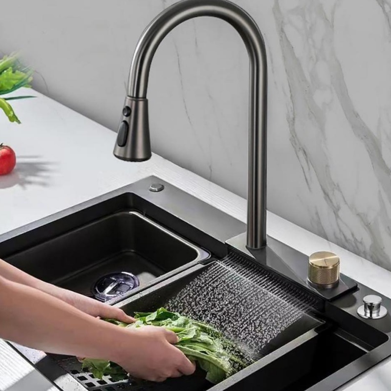 Deep Single Bowl Square Kitchen Sink Stainless Steel Undermount Handmade Custom Size OEM Manufacturer
