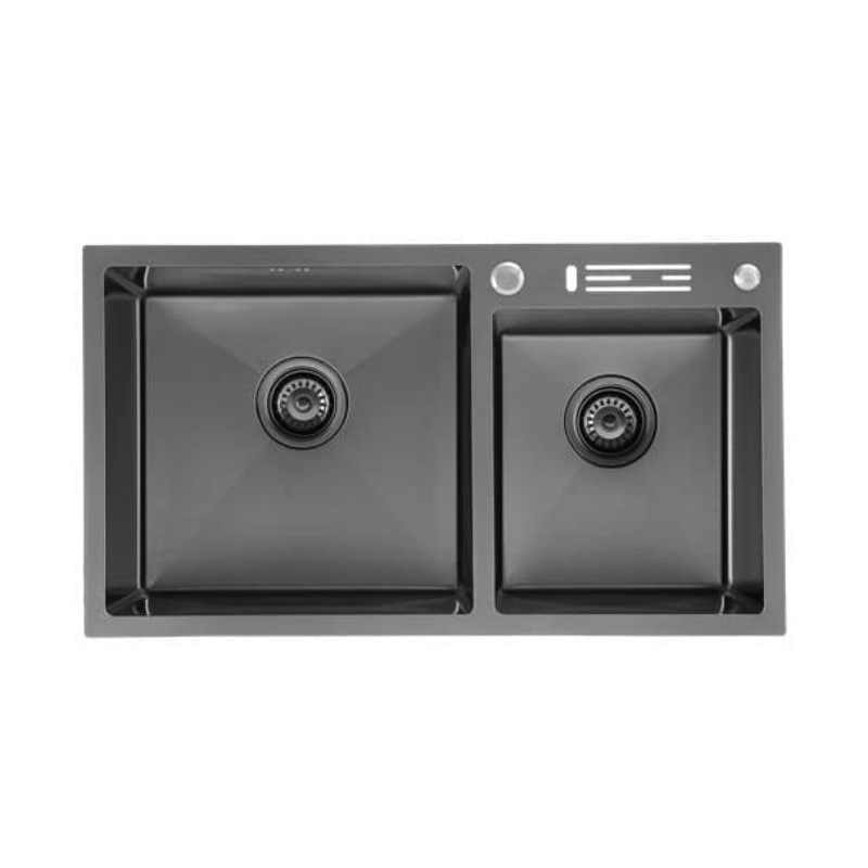 Premium 316 Stainless Steel Square Kitchen Sink Handmade Single Bowl Undermount Custom Commercial Sink