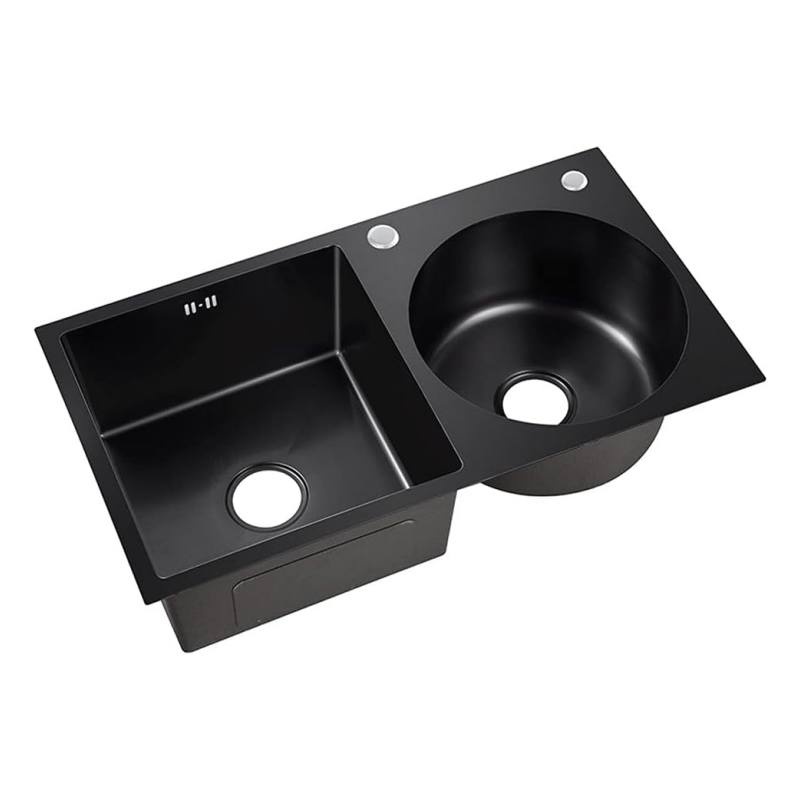 Premium 316 Stainless Steel Square Kitchen Sink Handmade Single Bowl Undermount Custom Commercial Sink