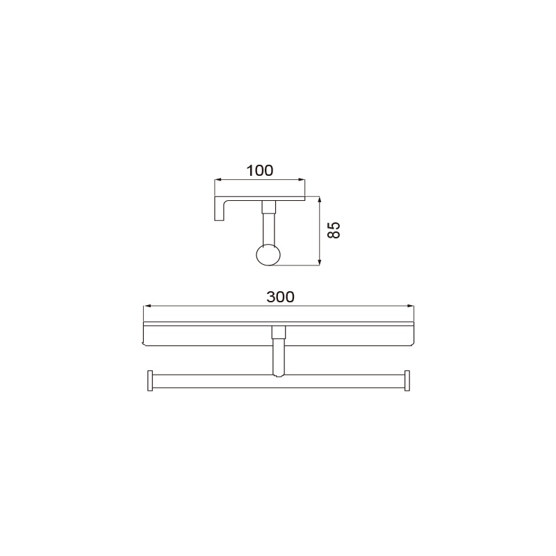 Bath Decor Wall Mounted 4 Pieces Gold Bathroom Hardware Set