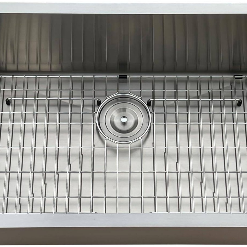 Nano Kitchen Sink Stainless Steel Sink Handmade Waterfall Faucet Knife Holder