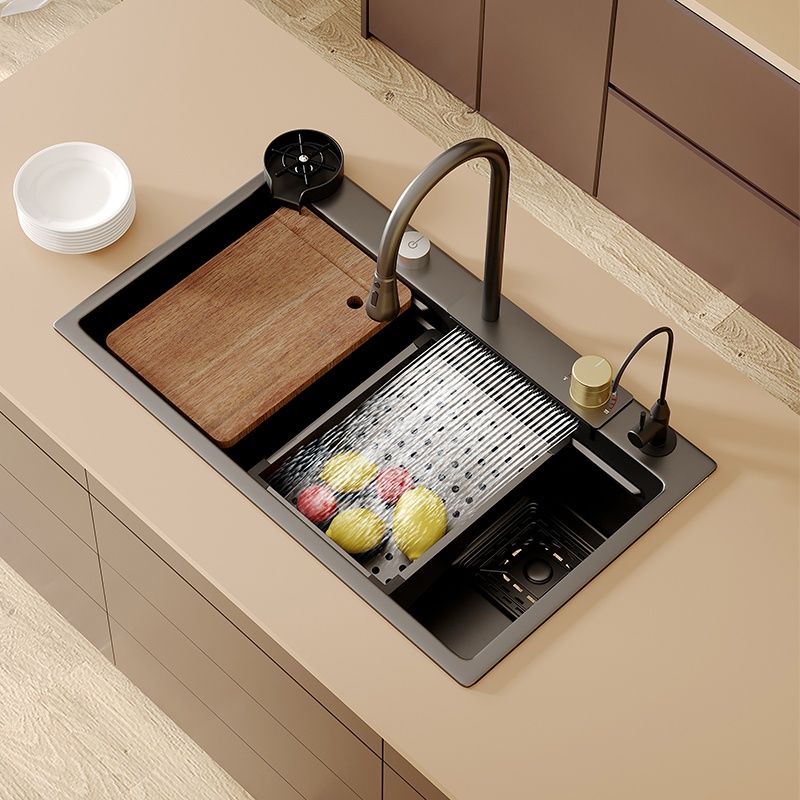 Premium Handmade Single Bowl Sink: Custom-Sized Stainless Steel for Ultimate Quality