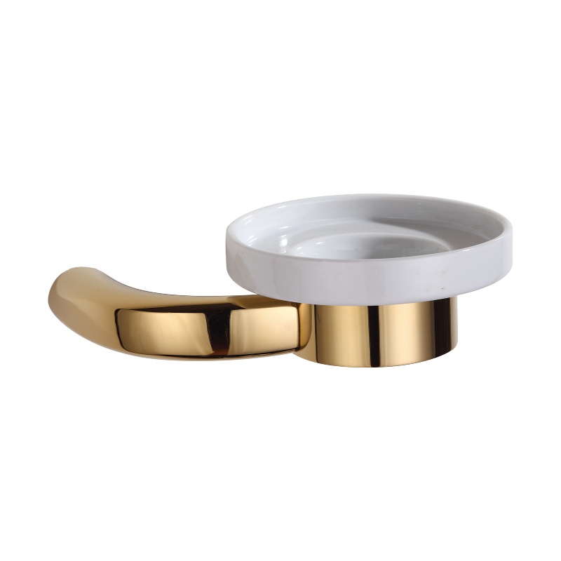 80500 Brass Wall Mounted Gold Bathroom Accessories Set