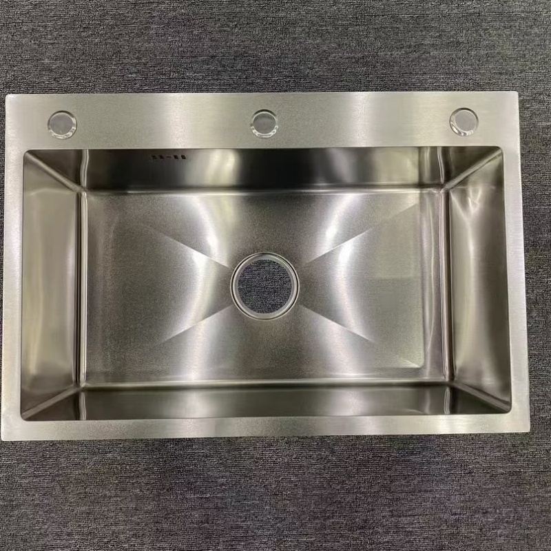SUS304 Double Bowl Rectangular Kitchen Sink for Modern Spaces