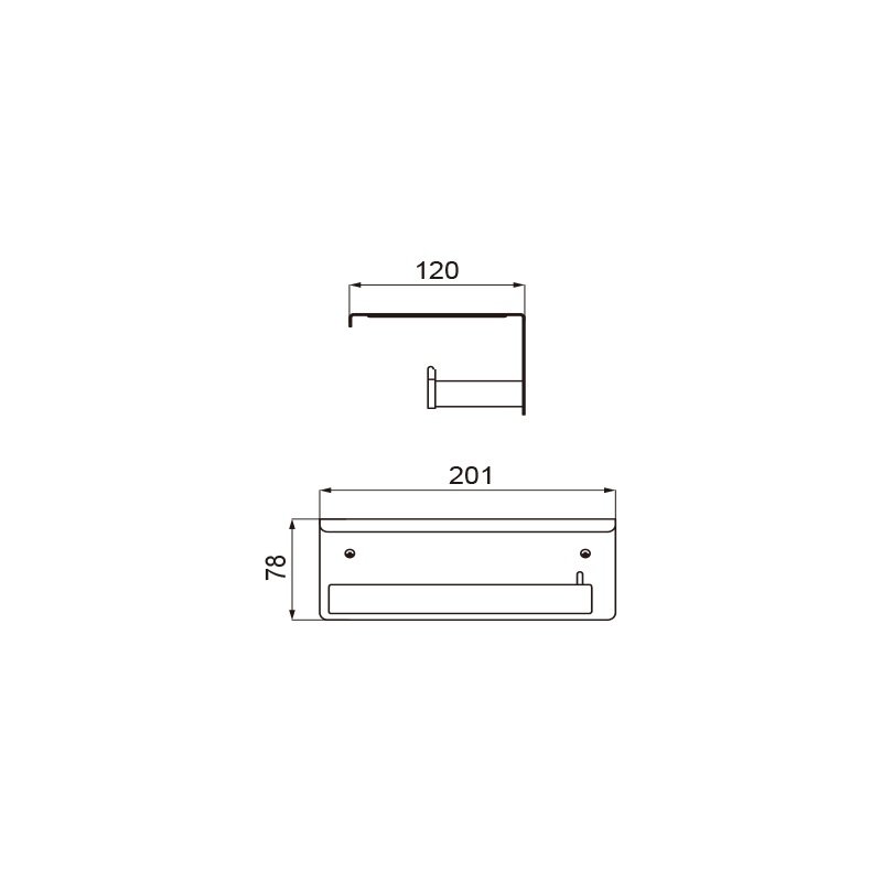 Silver Zinc Alloy Wall Mounted 6 Pieces Bathroom Accessories Set