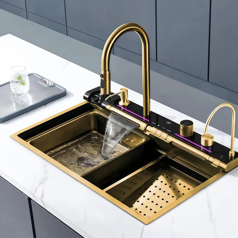304 Stainless Steel Kitchen Sink Handmade Square Undermount Sink Single Bowl Modern Kitchen Sink Custom Size Supplier