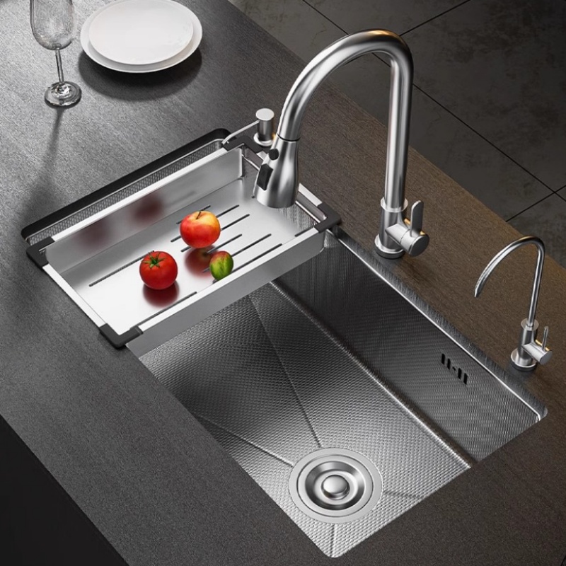 Minimalist Square Stainless Steel Kitchen Sink Handmade Single Bowl Undermount Custom Kitchen Sink Manufacturer