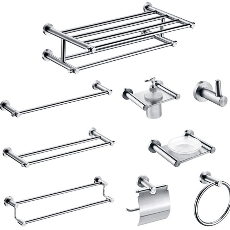 Chinese Products Zinc Alloy Black Bathroom Accessories Set