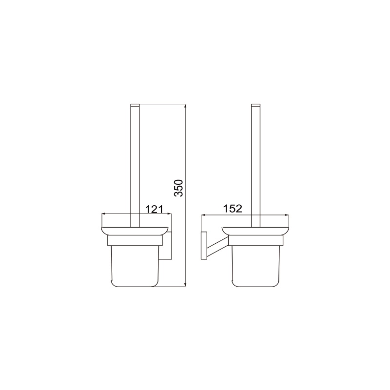 Bath Design Brushed Nickel Wall Mounted 4 Pieces Bath Hardware Set