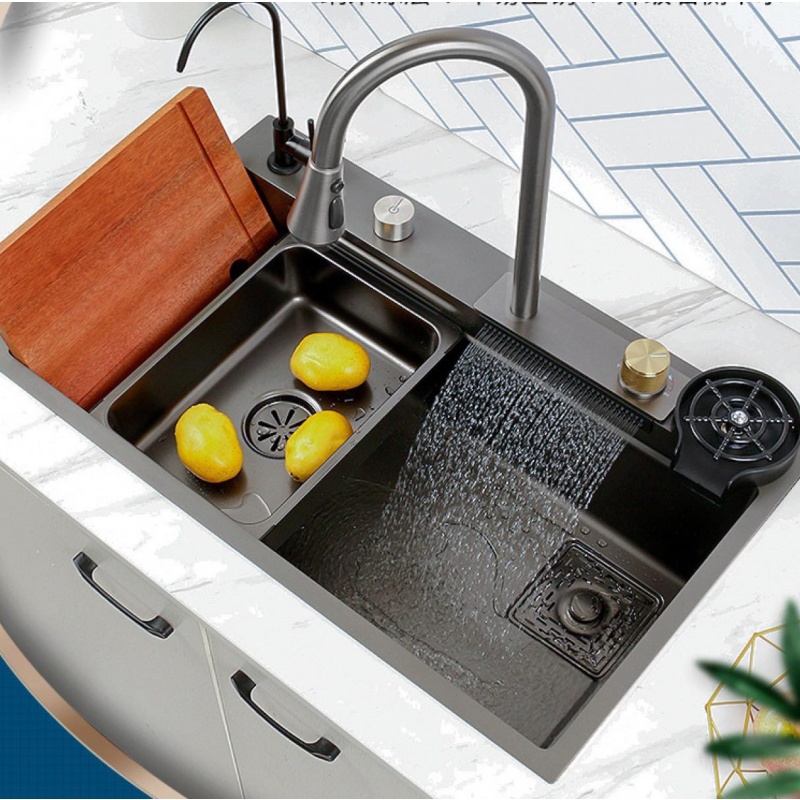 Deep Single Bowl Square Kitchen Sink Stainless Steel Undermount Handmade Custom Size OEM Manufacturer