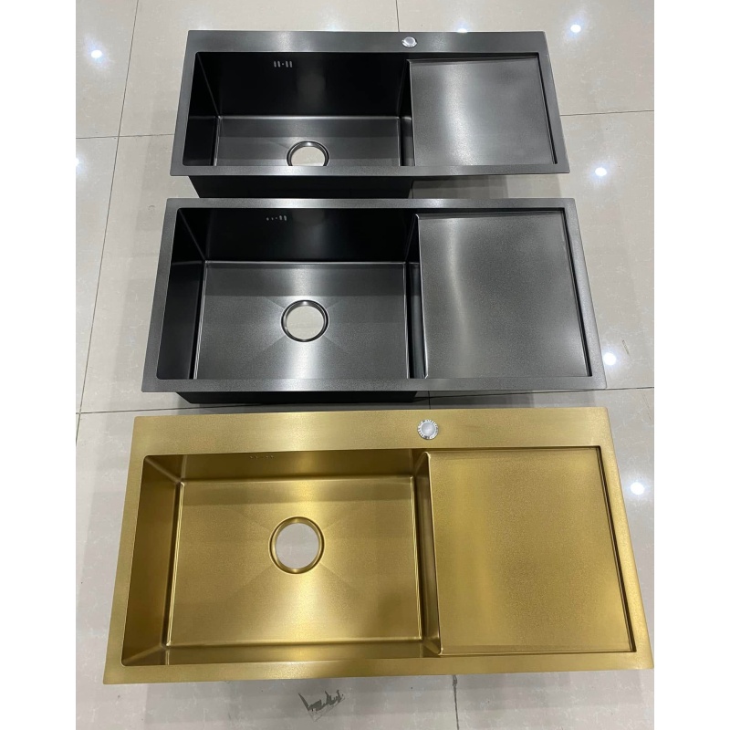 304 316 Stainless Steel Square Kitchen Sink Single Bowl Undermount Handmade Commercial Custom Sink
