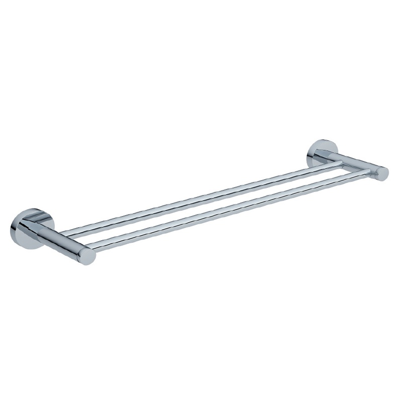 Factory Square Wall Mounted Brass Chrome Bathroom Hardware Set