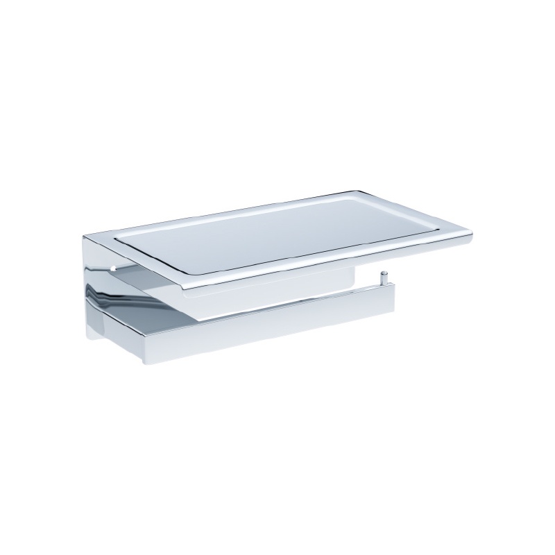 Silver Zinc Alloy Wall Mounted 6 Pieces Bathroom Accessories Set