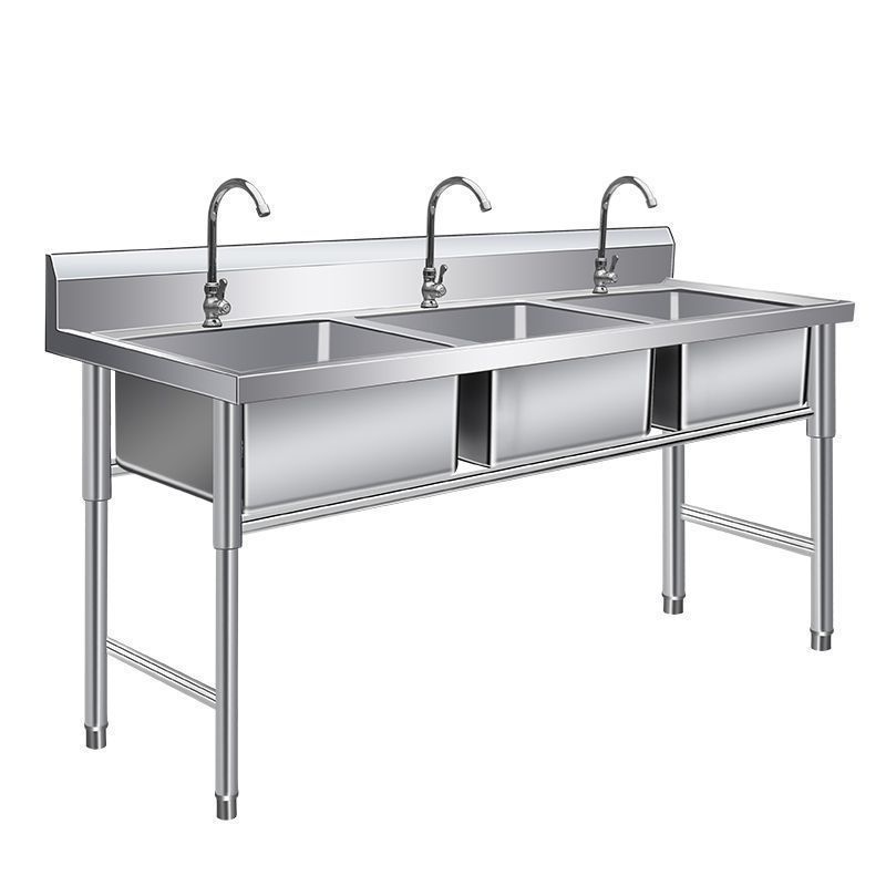 Premium 316 Stainless Steel Square Kitchen Sink Handmade Single Bowl Undermount Custom Commercial Sink
