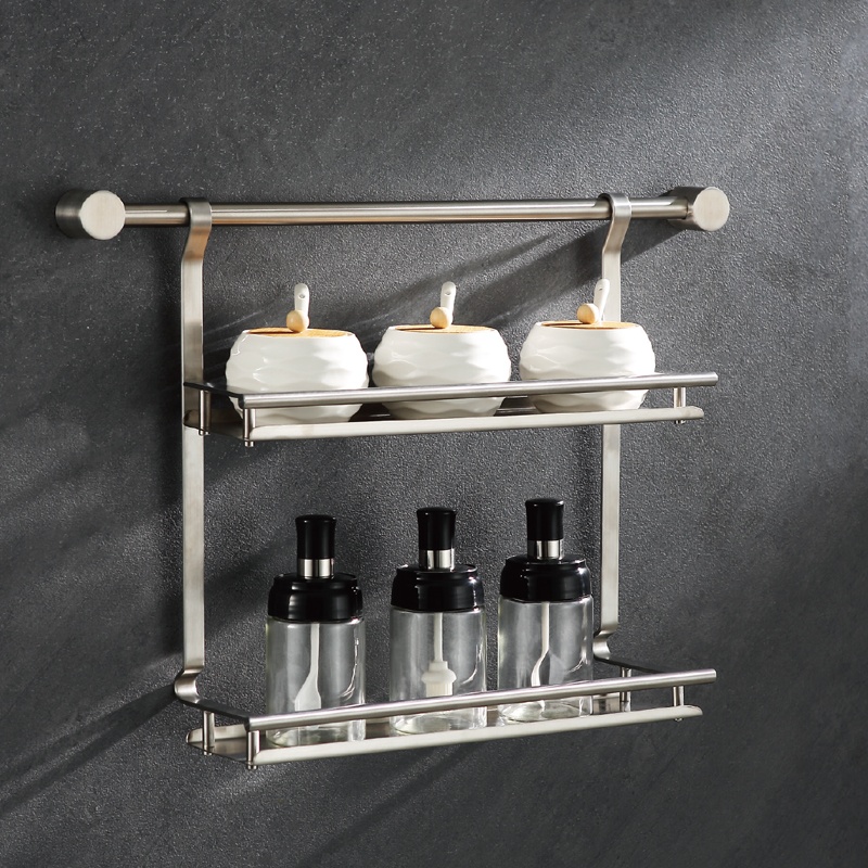 Silver Zinc Alloy Wall Mounted 4 Pieces Bathroom Hardware Set