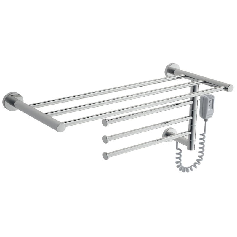 Gun Grey Simple Design Zinc Alloy Wall Mount Bathroom Accessories Set