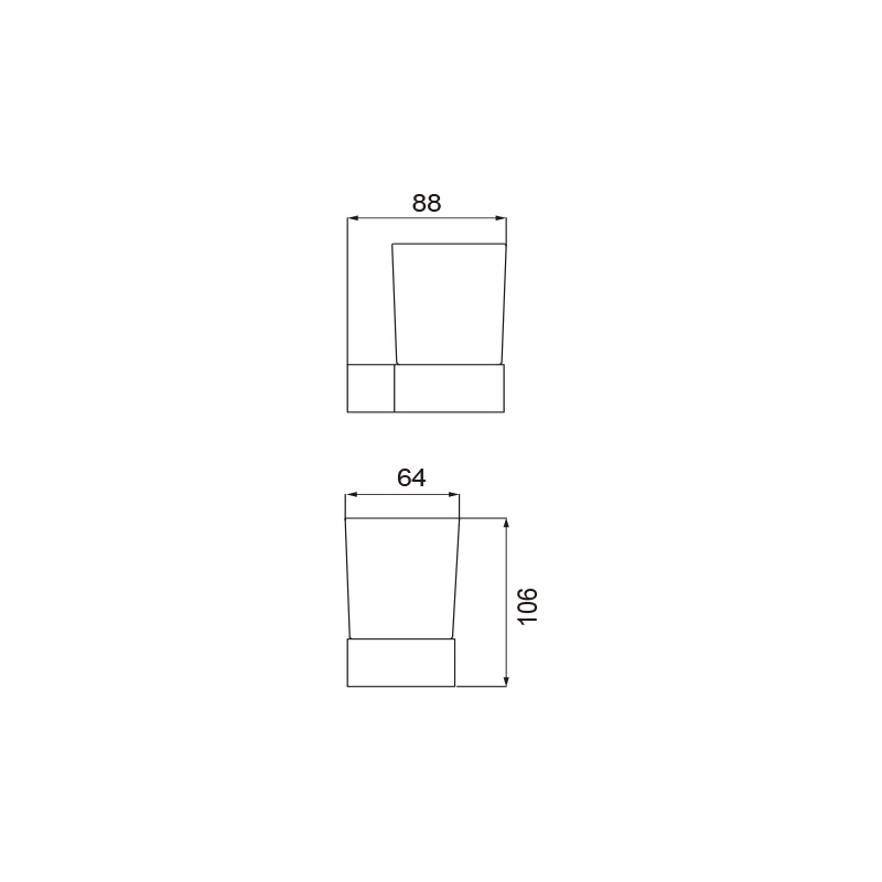 Bath Decor Wall Mounted 4 Pieces Gold Bathroom Hardware Set