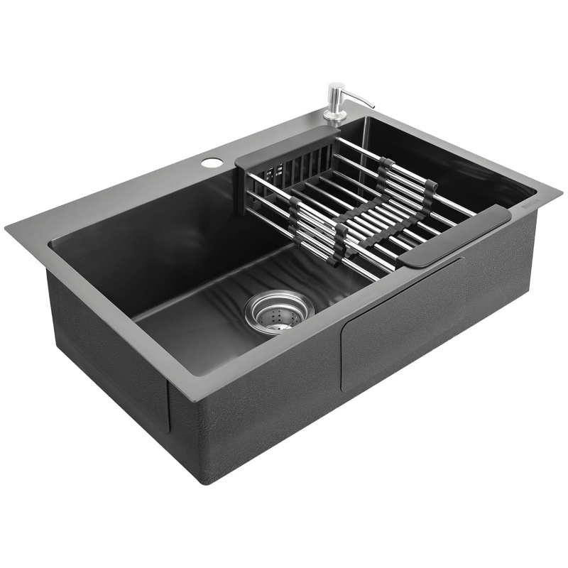 Durable Stainless Steel 304/316 Design Kitchen Sink Customizable Size Available
