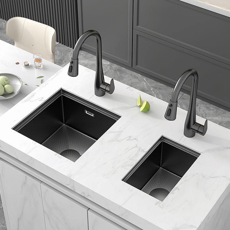 Thick Stainless Steel Square Kitchen Sink Single Bowl Undermount Handmade Heavy Duty Custom Basin