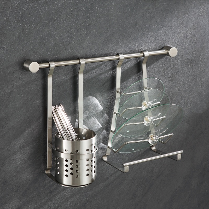 Gun Grey Simple Design Zinc Alloy Wall Mount Bathroom Accessories Set