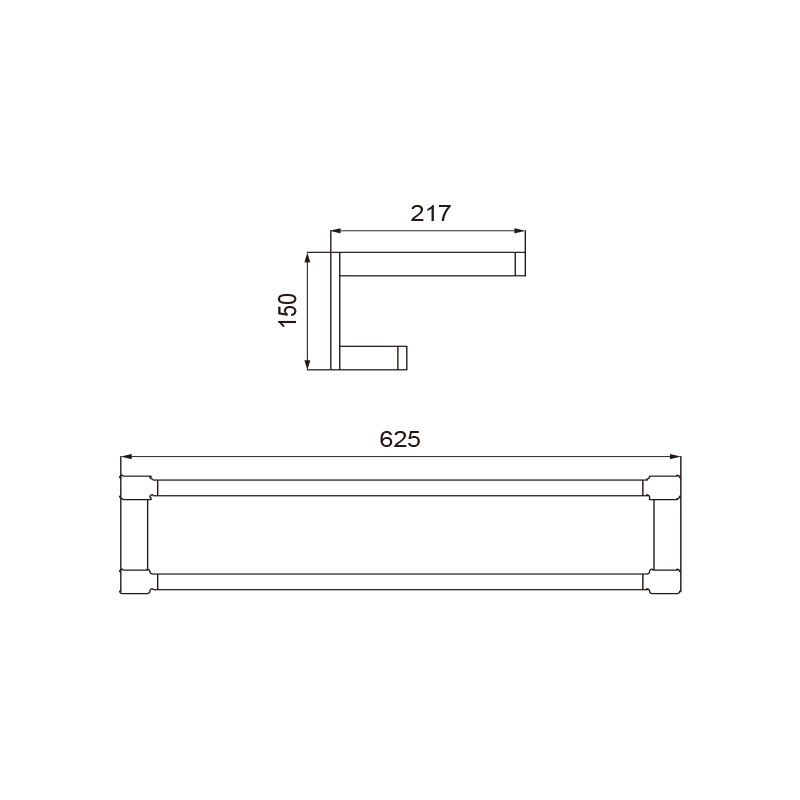 Hotel Project Rose Gold Complete Bath Hardware Bathroom Hardware Set