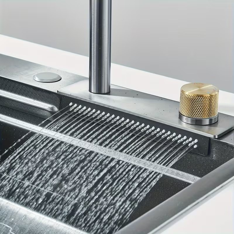 OEM Square Stainless Steel Kitchen Sink Single Bowl Handmade Custom Size Factory Suppliers