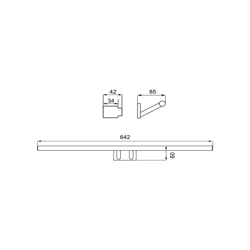 Factory Square Chrome Wall Mounted Brass Bathroom Accessories Set