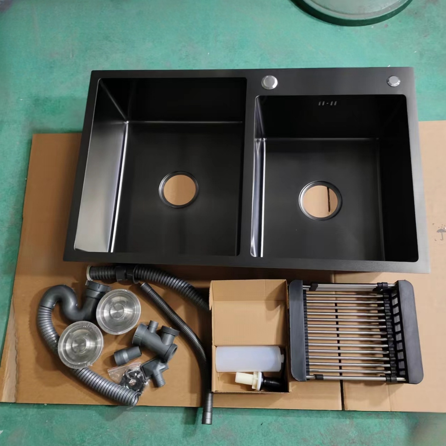 304 316 Stainless Steel Square Kitchen Sink Single Bowl Undermount Handmade Commercial Custom Sink